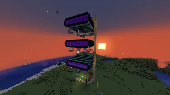 Three Layer Iron Farm Minecraft schematic