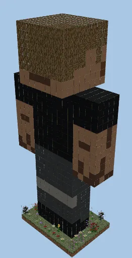 TinFoil Chef Skin Statue Minecraft schematic