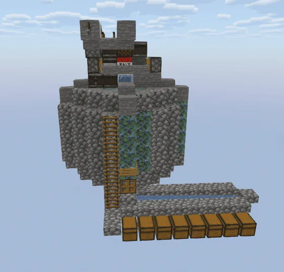 TNT Cobblestone Generator Minecraft schematic