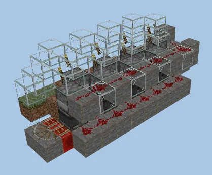 Toggleable Sheep Wool Farm Minecraft schematic preview