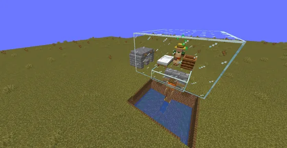Totem Farm Structure Minecraft schematic