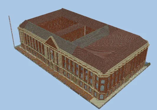 Toulouse Capitol Building Shell Minecraft schematic preview