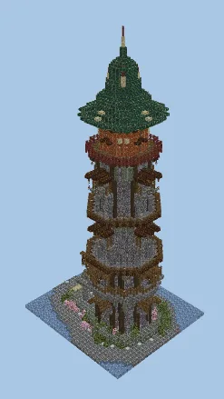 Castle Tower Minecraft schematic