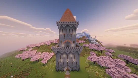 Towering Mob Farm Schematic Minecraft schematic