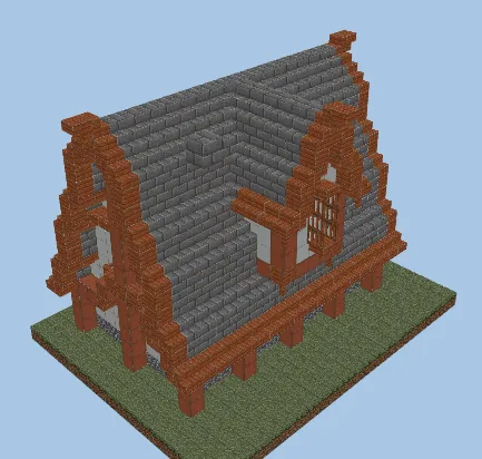 Villager Trading Hall Minecraft schematic preview