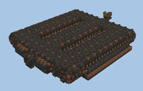 Underground Villager Trading Hall Minecraft schematic