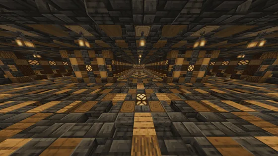 Underground Villager Trading Hall Minecraft schematic