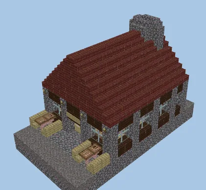 Traditional British Pub Minecraft schematic preview
