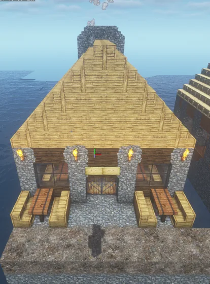 Traditional British Pub Building Minecraft schematic