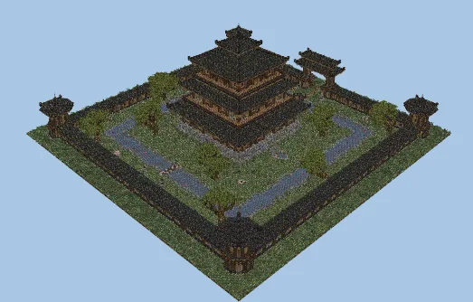 Traditional Japanese House with Manual Storage System Minecraft schematic