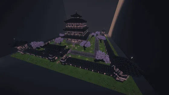 Traditional Japanese House with Manual Storage System Minecraft schematic