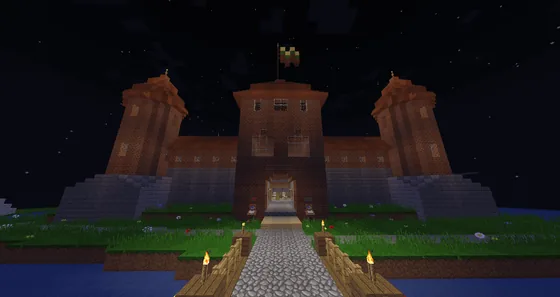 Trakai Castle Floating Island Minecraft schematic