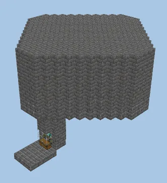 Triple Layer Creeper Farm Minecraft schematic