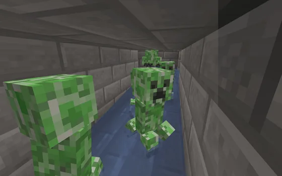 Triple Layer Creeper Farm Minecraft schematic