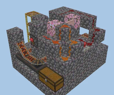 Tripwire Hook Duplication Machine Minecraft schematic