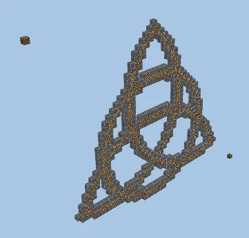 Triquetra Pixel Art Minecraft schematic preview