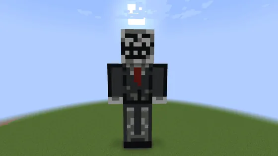 Troll Statue Build Minecraft schematic