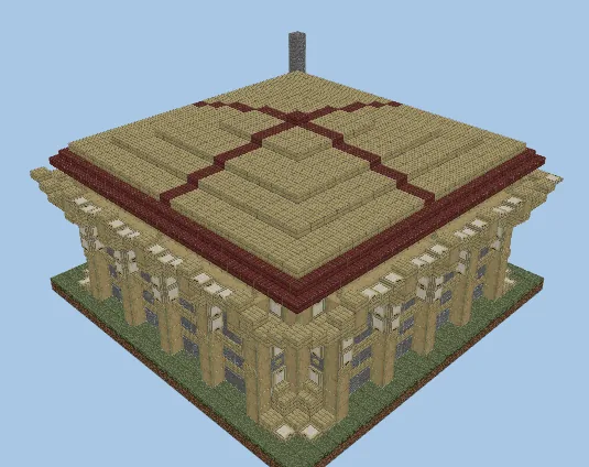 Turtle Library Minecraft schematic preview