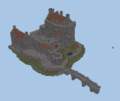 Tutorial World Castle Minecraft schematic