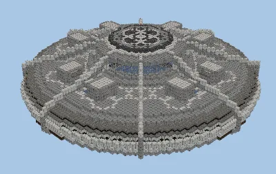 UFO Themed Iron Farm Minecraft schematic