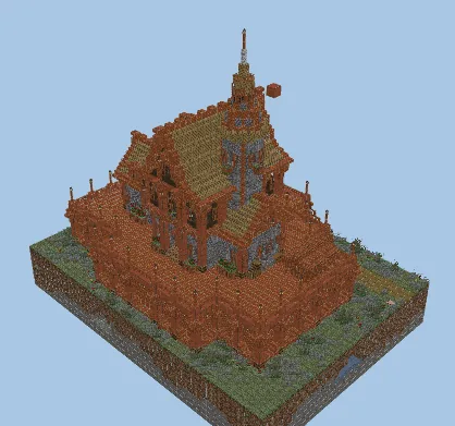 Underground Survival Home With Pool Minecraft schematic preview