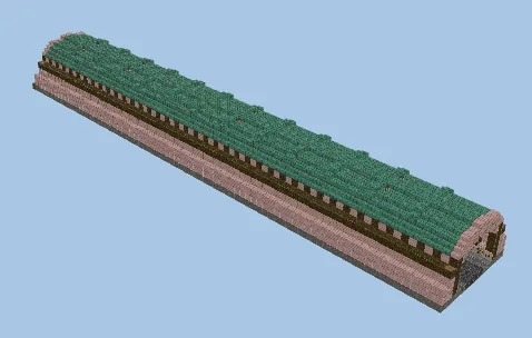 Underground Trading Hall Interior Design Minecraft schematic