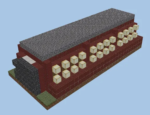 Underground Villager Trading Hub Minecraft schematic