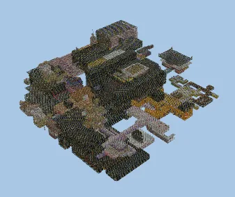 Undertale Themed Parkour Map Minecraft schematic