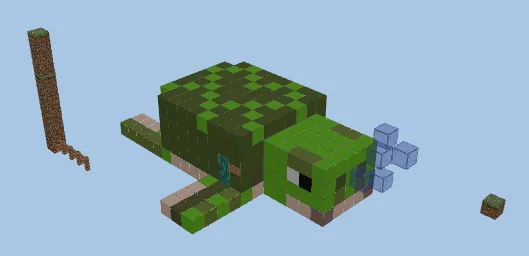 Unique Turtle House Minecraft schematic