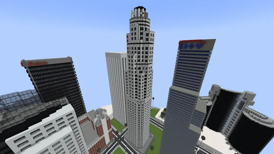 US Bank Building Schematic Minecraft schematic
