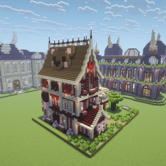 Valentine's Day House Minecraft schematic