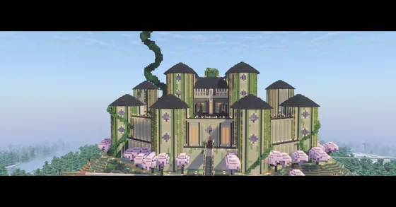 Vegetta777 Planet Castle Recreation Minecraft schematic