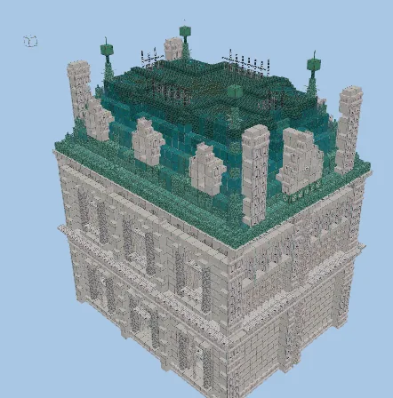Victorian Style House Structure Minecraft schematic preview