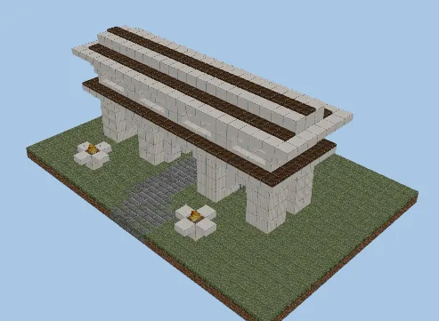 Victory Arch Structure Minecraft schematic preview
