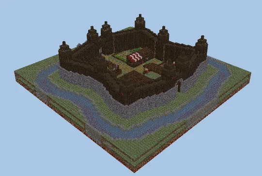 Viking Stronghold Base Minecraft schematic preview