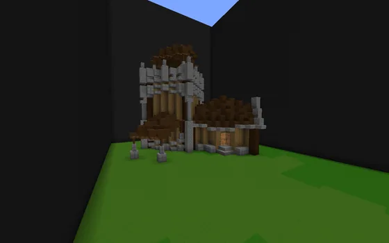 Village Armor Smithy Building Minecraft schematic