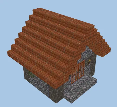 Village House Double Minecraft schematic