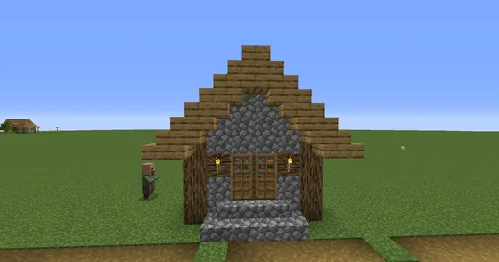 Village House Double Minecraft schematic
