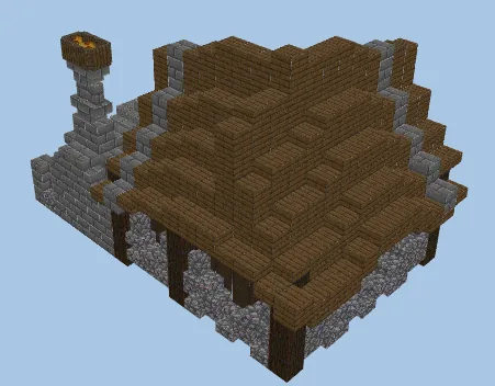 Village Weapon & Tool Smithy Minecraft schematic