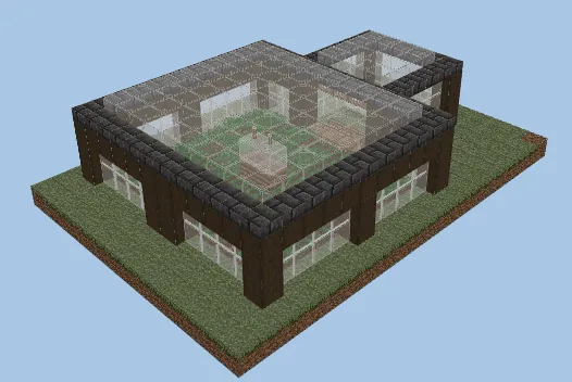Villager Breeding Farm for Early Game Minecraft schematic preview