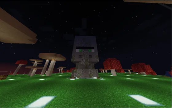 Villager Head Statue Minecraft schematic