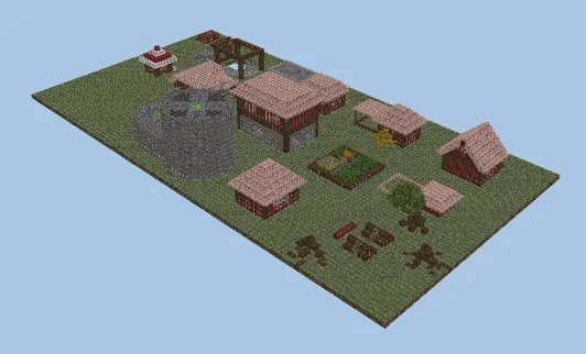 Villager House Set Minecraft schematic