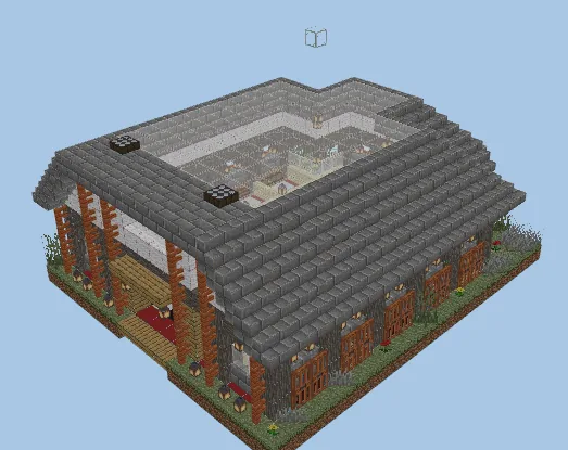 Villager Market Hub Minecraft schematic preview
