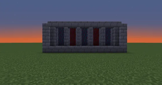 Minecraft Wall 3W Build Minecraft schematic