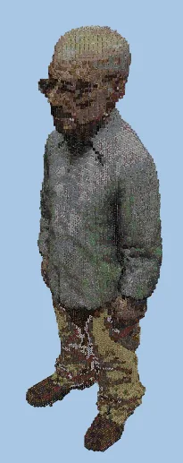 Walter White Breaking Bad Statue Minecraft schematic preview