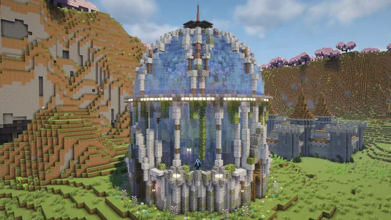 Wilderness Garden Enclosure Minecraft schematic