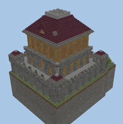 Wither Battle Arena Structure Minecraft schematic preview