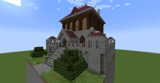 Wither Battle Arena Structure Minecraft schematic