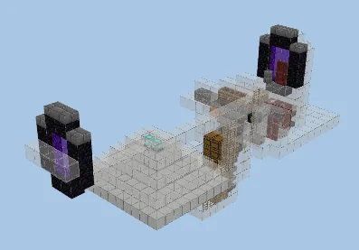 Wither Skull Storage System Minecraft schematic