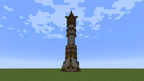 Wizard Tower Structure Minecraft schematic